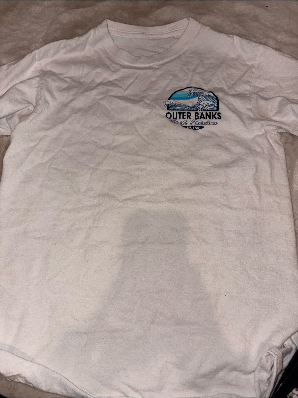 Outer Banks Graphic White Tee